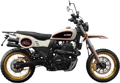 

Мотоцикл M1NSK CX 650 (белый)