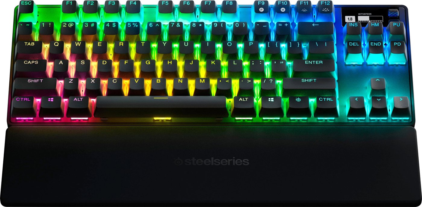 

Клавиатура SteelSeries Apex Pro TKL 2023 Wireless (нет, кириллицы)