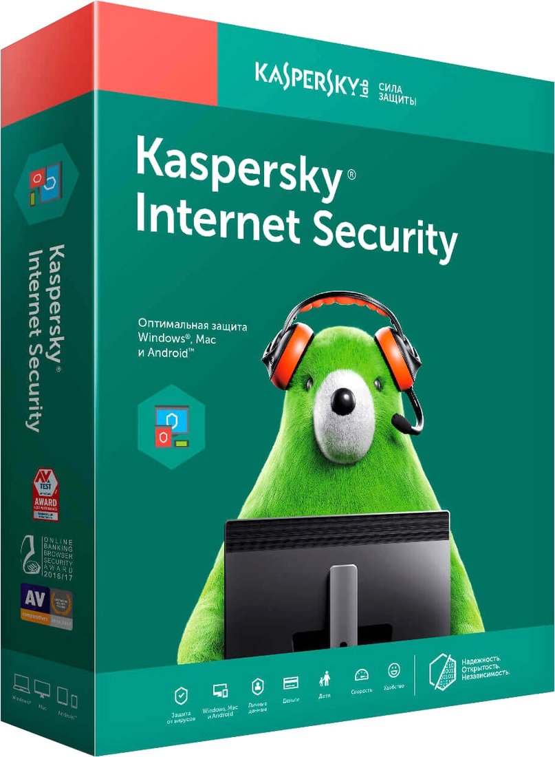 

Антивирус Kaspersky Internet Security 2020 (5ПК, продление, 1 год, карта)