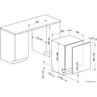 Встраиваемая посудомоечная машина Smeg STP66339L