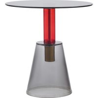 Журнальный столик Bergenson Bjorn Amalie MZTBL-CGLSGR-50 (серый/красный)