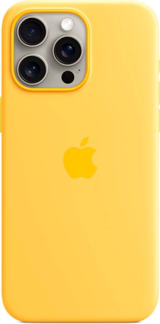 

Чехол для телефона Apple MagSafe Silicone Case для iPhone 15 Pro Max (солнечное сияние)