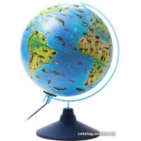 Школьный глобус Globen Зоогеографический с подсветкой Ве012100249