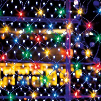 Гирлянда световая сетка Евросвет 300-001 a044093 (мульти)