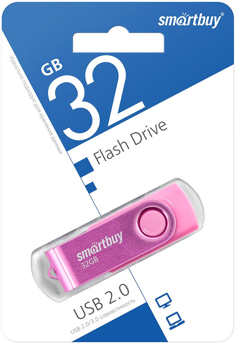 

USB Flash SmartBuy Twist 32GB (розовый)