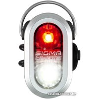 Велосипедный фонарь Sigma Micro Duo (серебристый)