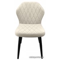 Стул Гальваник Бергамо (эмаль черный муар/Catania Ivory)