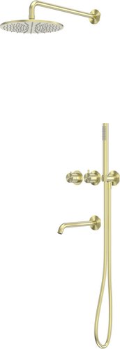 Душевая система  Abber Wasser Kreis 316 AF8150BG (золото брашированное)