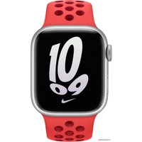 Ремешок Apple Nike Sport Band MPGW3 (41 мм, ярко-малиновый/красный, размер R)