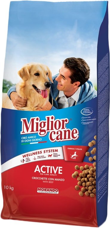 

Сухой корм для собак Migliorcane Active крокеты с говядиной 10 кг
