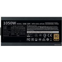 Блок питания Cooler Master MWE GOLD 1050 V2 MPE-A501-AFCAG-EU