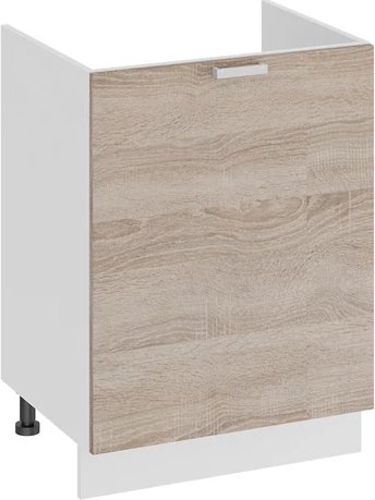 

Шкаф напольный Трия Гранита 1Н6М с одной дверью (белый/дуб сонома)