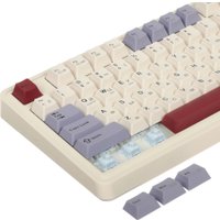 Клавиатура AULA AU75 (бежевый/фиолетовый/красный, Leobog Star Vector)