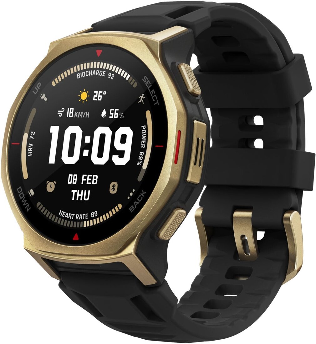 Умные часы Amazfit T-Rex 3 Pro 44 мм (золотисто-черный)