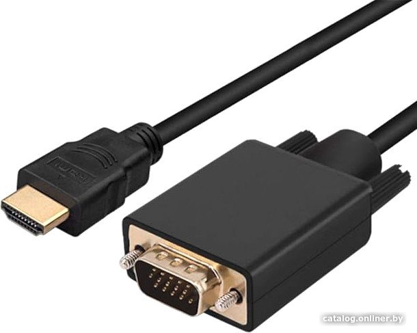 Кабель USBTOP HDMI - VGA (3 м, черный)