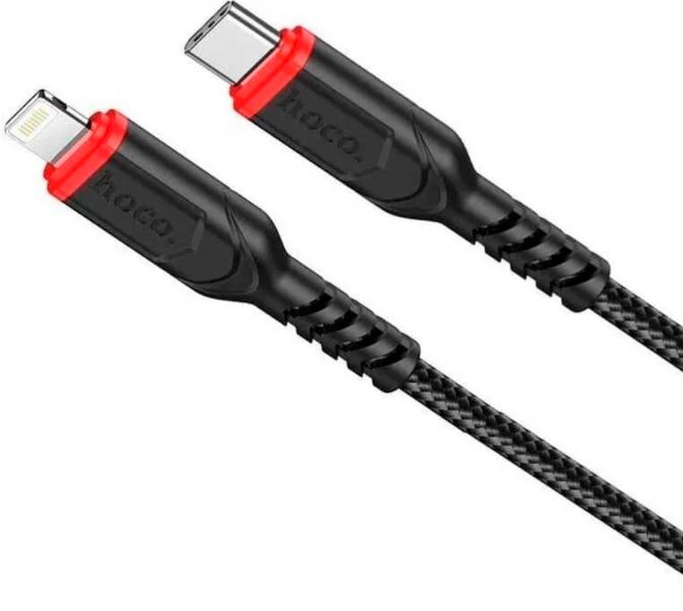 

Кабель Hoco X59 USB Type-C - Lightning (3 м, черный)