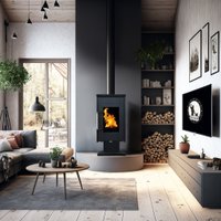 Свободностоящая печь-камин Eysen VN 10 в Лиде