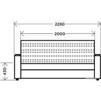 Диван Комфорт-S Тадеуш-2 195 (темпо 10)