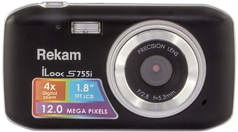 Фотоаппарат Rekam iLook S755i (черный)