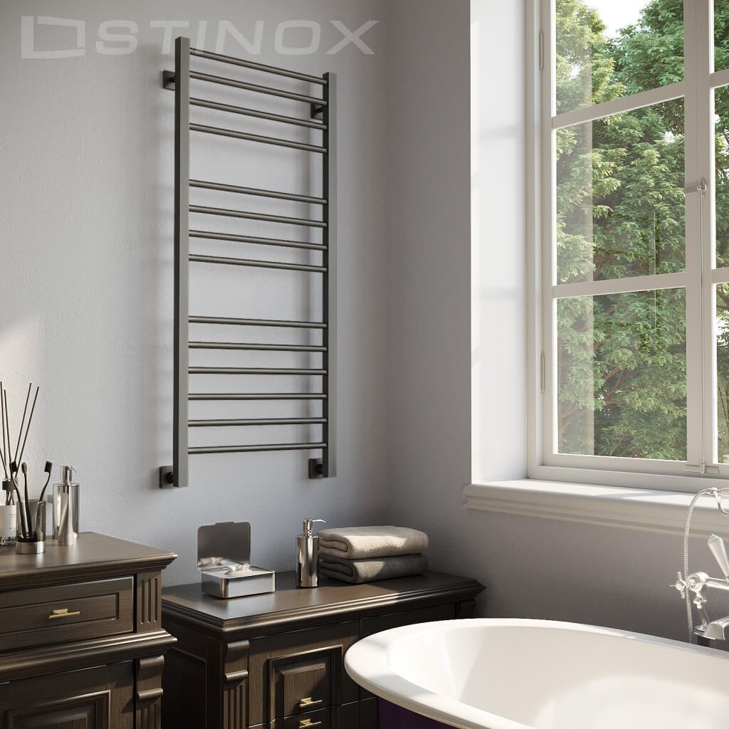 

Полотенцесушитель Stinox Classic Luxe 50x120 cl120l Ral 9005