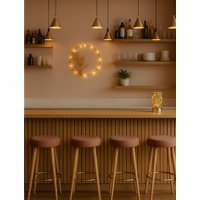 Подвеска AksHome Тип 7 Круг с веткой D20см 13LED 2АА