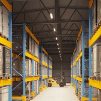 Линейный светильник Arlight SP-LAGERN-L1200-200W Day4000 WH 60х110deg 052032