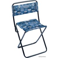 Стул Nika походный со спинкой ПС2 (джинс)