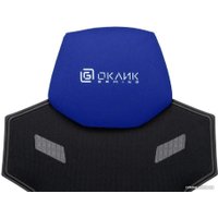 Игровое (геймерское) кресло Оклик 111G (черный/синий)