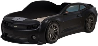 Кровать-машина Futuka kids EVO 3D Camaro 180x90 (черный матовый)