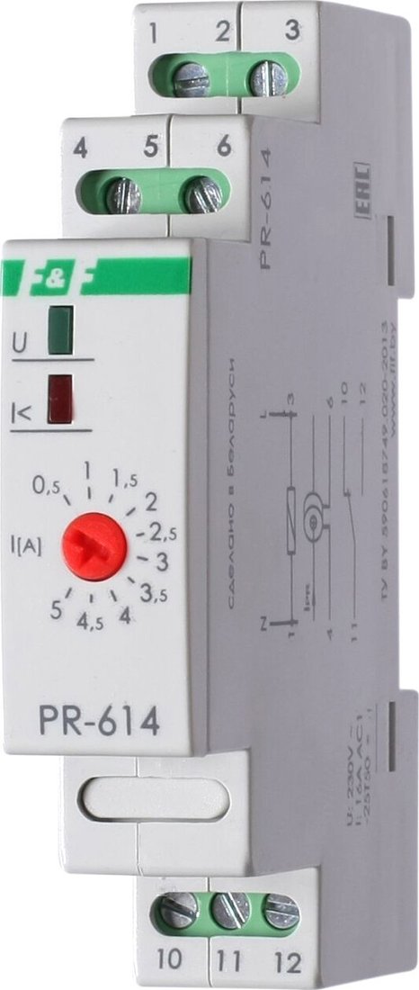 

Реле тока Евроавтоматика F&F PR-614 EA03.003.005