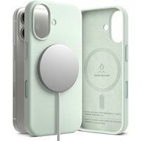 Чехол для телефона Ringke Silicone Magnetic для iPhone 17 (Soft Mint)