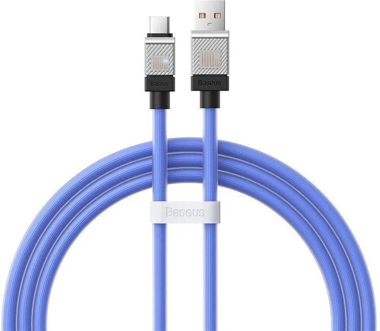 

Кабель Baseus CoolPlay Series USB Type-A - USB Type-C 62802352C (1 м, синий)