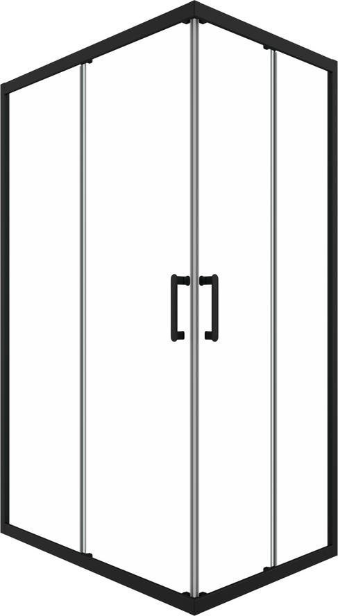 Душевой уголок Triton Фикс-Блэк 120x80 (без поддона)
