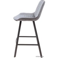 Стул AksHome Leros (серый велюр HLR-21/черный)