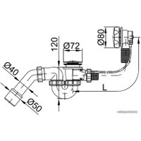 Сифон Styron STY-536-A-B-D