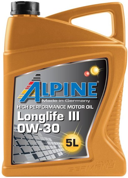 

Моторное масло Alpine Longlife III 0W-30 5л