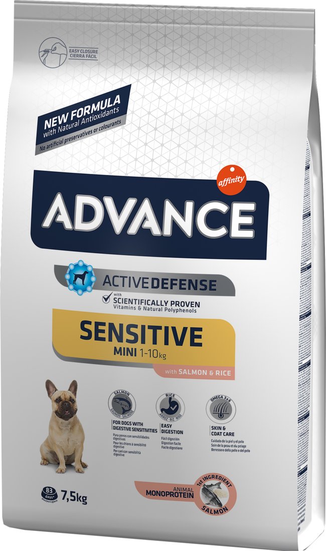 

Сухой корм для собак Advance Sensitive Mini 7.5 кг