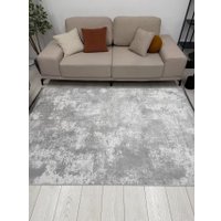 Ковер для жилой комнаты Radjab Carpet Амаль Прямоугольник 0901A (1.5x2.5, Grey/Grey)