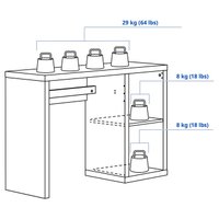 Туалетный столик без зеркала Ikea Kallax 30582445