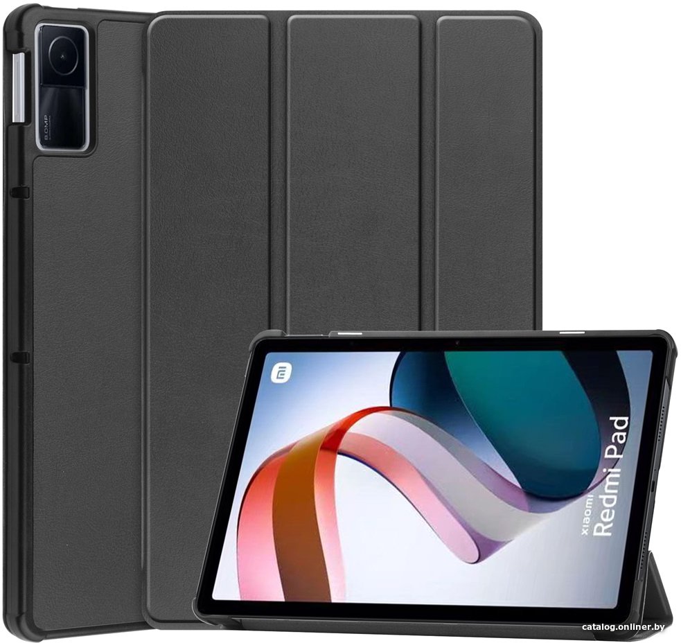 Чехол JFK Smart Case для Xiaomi Redmi Pad 10.6 (черный)
