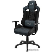 Игровое (геймерское) кресло AeroCool Earl Steel Blue (черный/синий)
