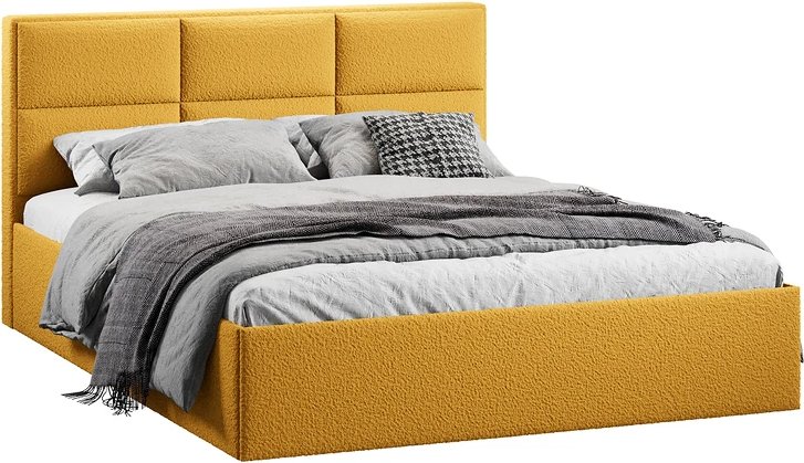 

Кровать Трия Стелла Тип 1 c ПМ 140x200 (экомех Barni Curcuma)