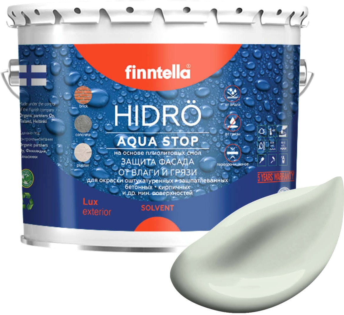 

Краска Finntella Hidro Pinnattu F-14-1-3-FL055 2.7 л (зеленый)
