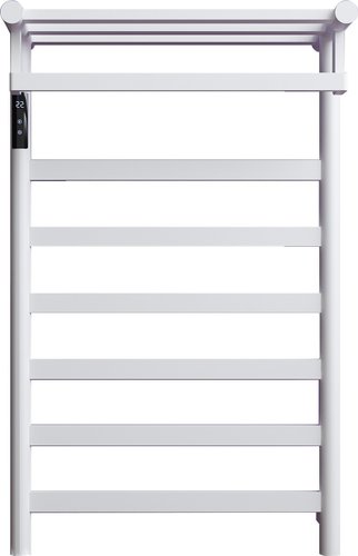 Полотенцесушитель Maxonor PL-TRE05-50-6-8 с полкой (белый, подключение слева)