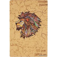 Пазл Мастер Вуд Лев (100 эл)