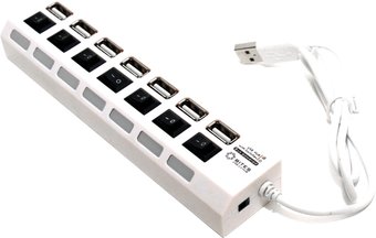 USB-хаб 5bites HB27-203PWH