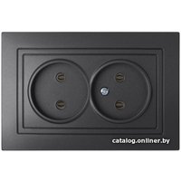 Розетка Bylectrica Уют РС16-343 (графит)