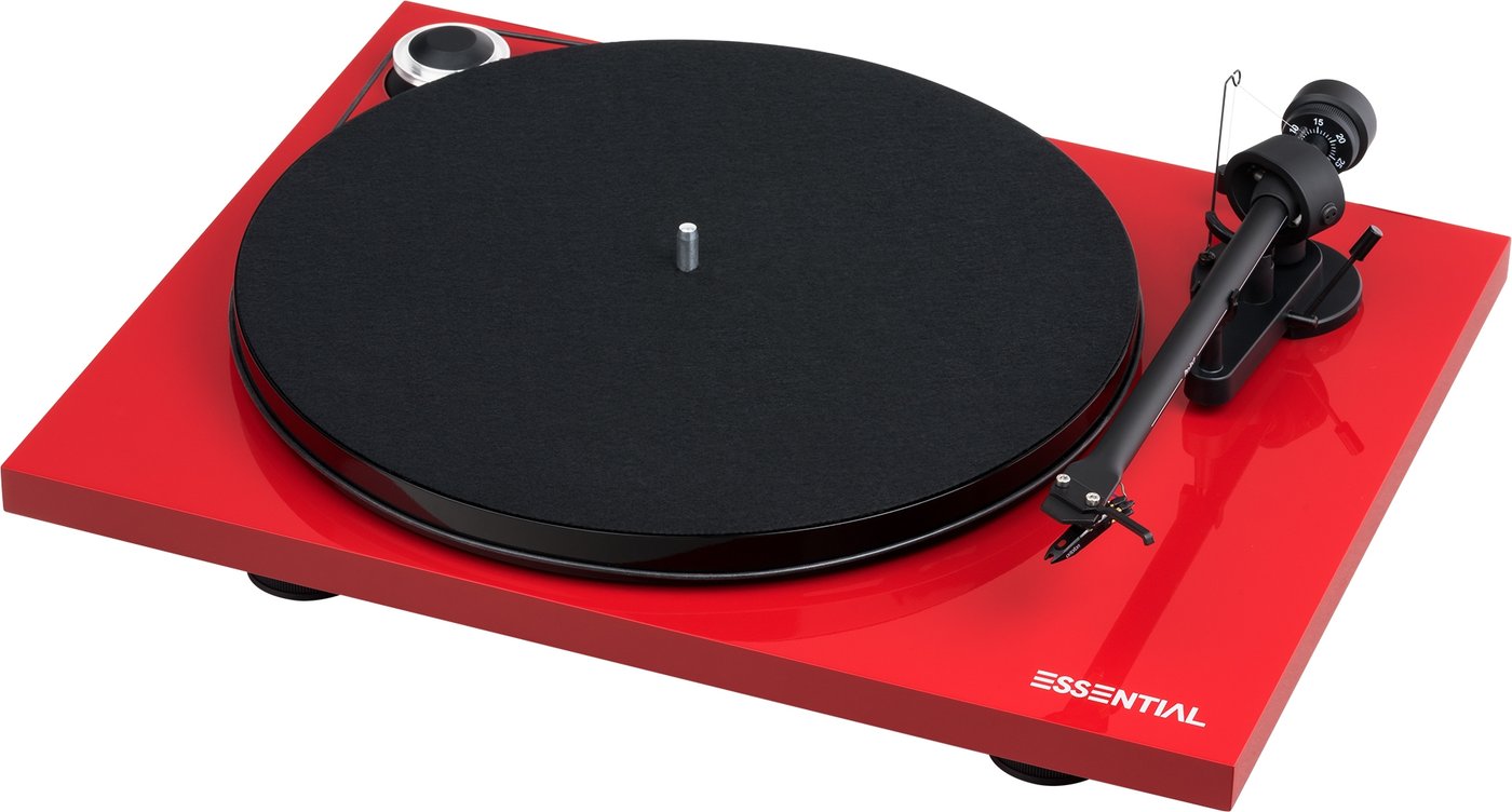 

Виниловый проигрыватель Pro-Ject Essential III (красный)