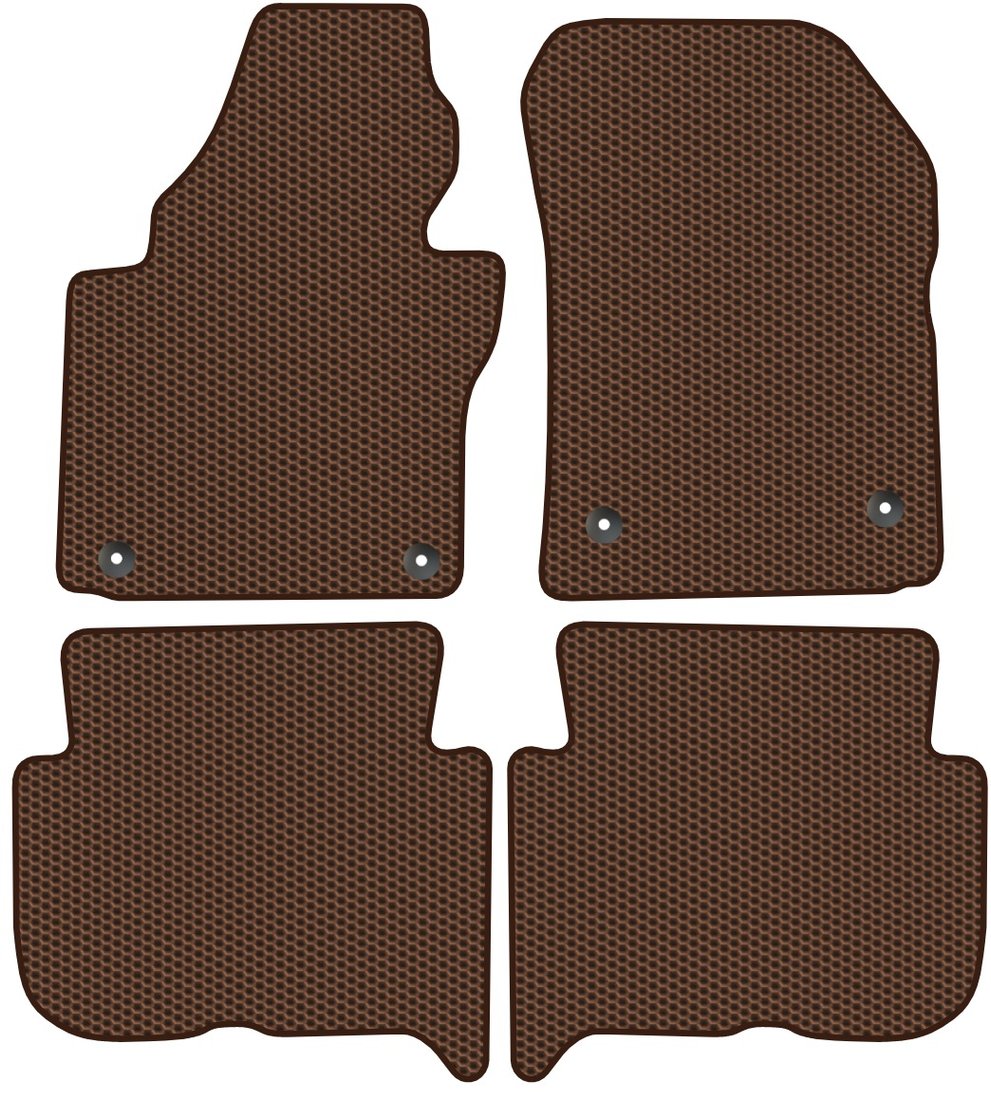 

Комплект ковриков для авто Alicosta Volkswagen Touran I (минивэн / 1T) 2003 - 2010 (коричневый, сота)