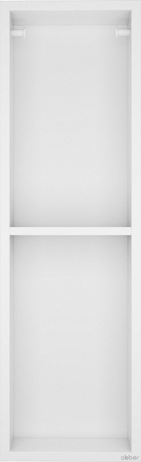 Abber Полка для ванной Nischen AN3002MW (белый матовый)